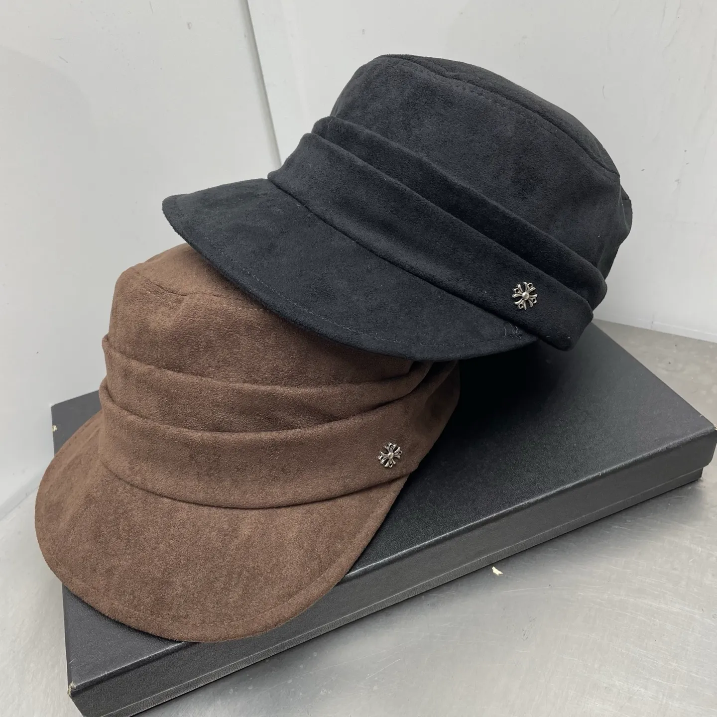 Buckskin Crow Heart Hat